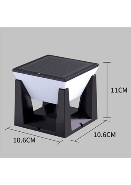 2x Modern Açık Güneş Sonrası Işık LED Güneş Ayağı Işıkları Su Geçirmez Çit Güverte Kapağı Lambası Peyzaj Sütun Aydınlatma (Yurt Dışından) modelleri