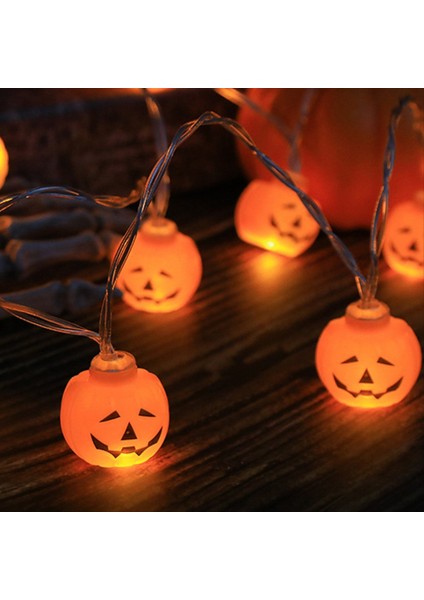 Cadılar Bayramı Dekorasyon Sahne Düzeni Aydınlık Asılı Kabak LED Işık Dize Işık Otel Perili Ev 1 5 M (Yurt Dışından) modelleri