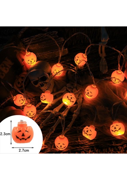 Cadılar Bayramı Dekorasyon Sahne Düzeni Aydınlık Asılı Kabak LED Işık Dize Işık Otel Perili Ev 1 5 M (Yurt Dışından) fırsatları