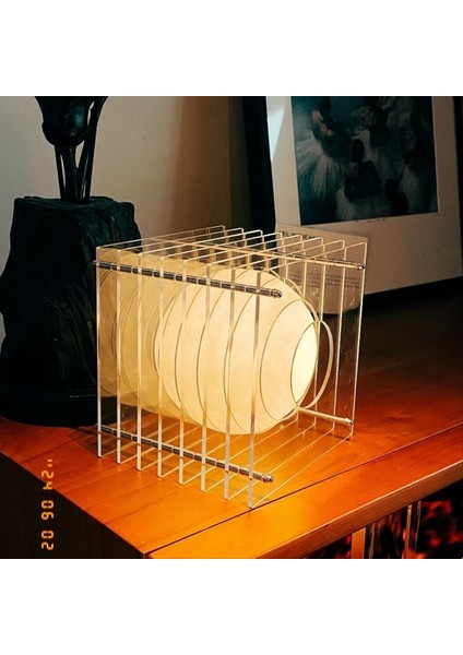 LED Aydınlatma Çok Katmanlı Akrilik Lamba Dıy Sanatsal Ayışığı Glow Yatak Odası Oturma Odası Ofisler Için USB Şarj Lambası A (Yurt Dışından) indirimleri