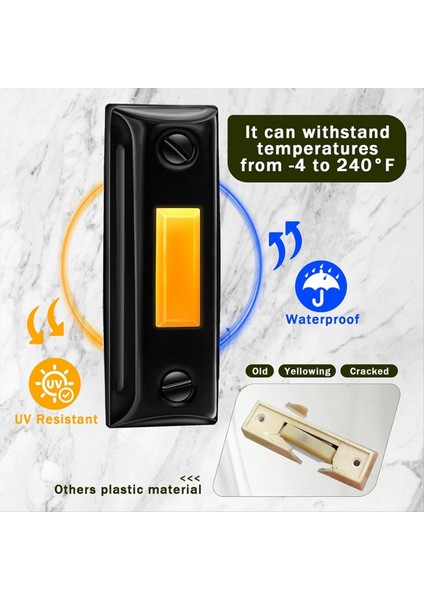 Metal Kapı Zili Itme Düğmesi, Metal Duvara Bağlı Kapı Çan Düğmesi, LED Işıklı Kapı Çan Kablolu Düğmesi, Kapı Zili (Yurt Dışından) modelleri