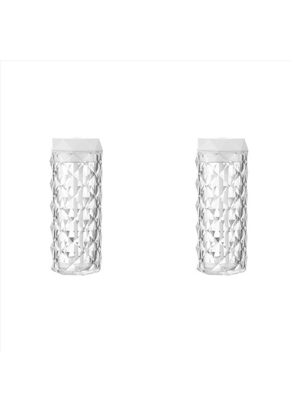 Yatak Odası ve Masaüstü Için Aromaterapi ve Hava Temizlemeli 2x 1000ML Renkli USB Kristal Nemlendirici (Yurt Dışından)