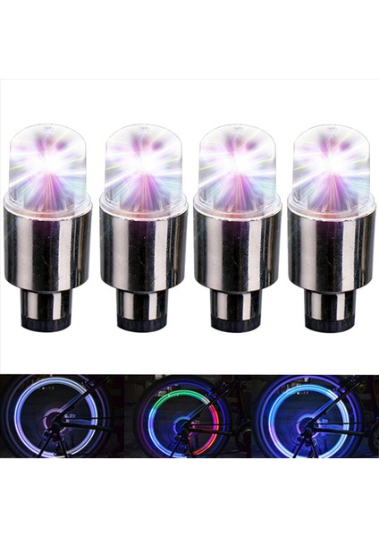 8x Bisiklet Tekerleği Işıkları Su Geçirmez Bisiklet Lastiği Işıkları Lastik Flaş Lambası LED Neon Tekerlek Yanıp Sönen Işıklar (Yurt Dışından) modelleri