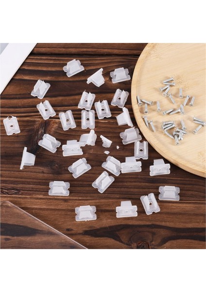 100 Adet LED Şerit Montaj Klipsi Halat Işık Klipleri Neon Halat Işık Montaj Braketleri Vidalarla 5-6mm Geniş Işıklar Için (Yurt Dışından) modelleri