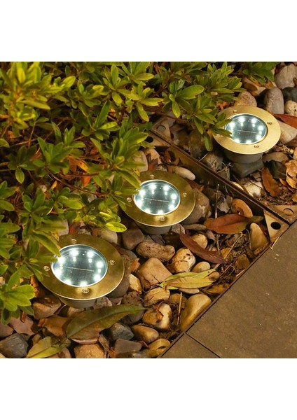 2x Güneş Enerjili Zemin Işıkları Açık Güneş Su Geçirmez LED Işık Bahçe Yard Adım ve Geçit Için Soğuk Beyaz LED Güneş Işıkları (Yurt Dışından) modelleri