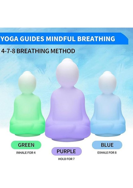 Farkındalık Solunum Buda Rehberli Görsel Solunum Meditasyon Işık Görsel Aracı Nefesinizi Yavaşlatmak Için 2 Adet (Yurt Dışından) fırsatları