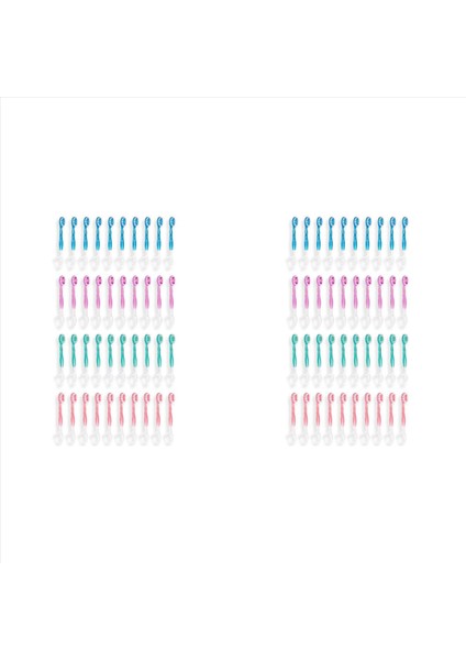 80 Paket Tek Kullanımlık Mini Seyahat Diş Fırçaları - 5&#39 I 1 Arada Fonksiyonlu Seyahat Tarihi Taşınabilir Ayrı Ayrı Paketlenmiş (Yurt Dışından)