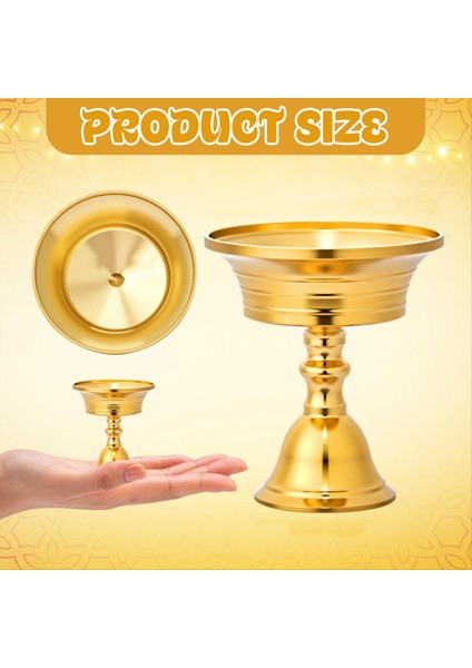 15 Adet Pirinç Tereyağı Lambaları Tereyağı Tepsisi Metal Bardak Mumluk ile Gaz Lambası Ev Dekor Pirinç Mum Bardak Serisi (Yurt Dışından) modelleri