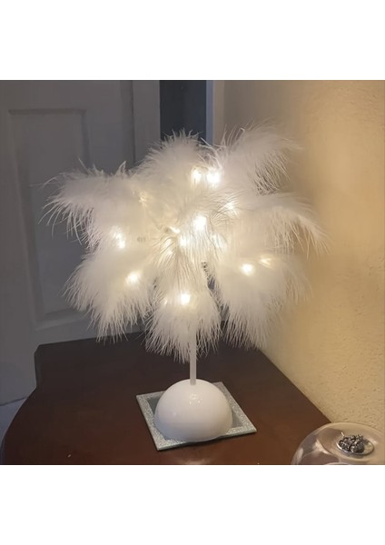 Masa Lambası Sıcak Beyaz Işık Ağacı Abajur Kız LED Düğün Dekoratif Işıklar Doğum Günü Ev Dekor (Yurt Dışından) fiyatları