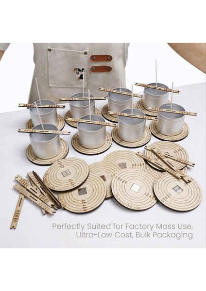 Çoğu Mum Kavanozuna ve Yeniden Doldurma Boyutlarına Uygun Mum Yapımı Için Evrensel Mum Fitili Merkezleme Aleti (Yurt Dışından) fırsatları