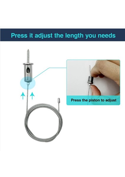 24 Takım Altıgen Garaj Süspansiyon Kabloları Kiti Çelik Asılı Zincirler Petek Işık Konektörü Kolye Tel Halat Kablo 2 M (Yurt Dışından) modelleri