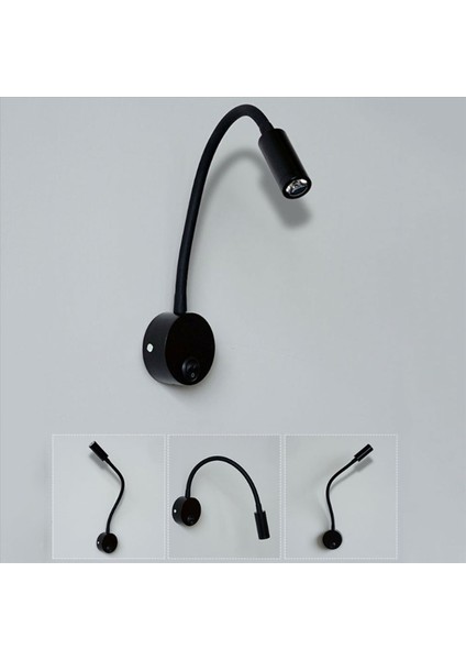 3 Adet Başucu Çalışma Çalışma Okuma Lambası Duvar Lambası Aplikleri 3W LED Kitap Lambası Duvar Gece Lambası Yatak Odası Için LED Yurt (Yurt Dışından) fırsatları