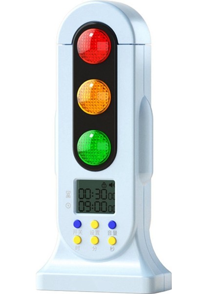 2x Akıllı Trafik Işığı Görsel Zamanlayıcı Ses Dijital LCD Ekran Çocuklar Için Sınıf Mutfak Oyunu Geri Sayım Sayacı (Yurt Dışından) fiyatları