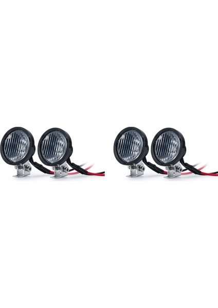 2x Rc Araba LED Işıkları Farlar Spot 1/10 Traxxas Trx4 Trx6 Eksenel SCX10 90046 Wraith RR10 Mst Redcat B (Yurt Dışından)