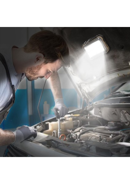 2x Parlak LED Çalışma Işığı - Cob Muayene Lambası Araba Tamir Garaj Kamp Yürüyüş Için Kuyruk Manyetik USB Şarj ile (Yurt Dışından) modelleri