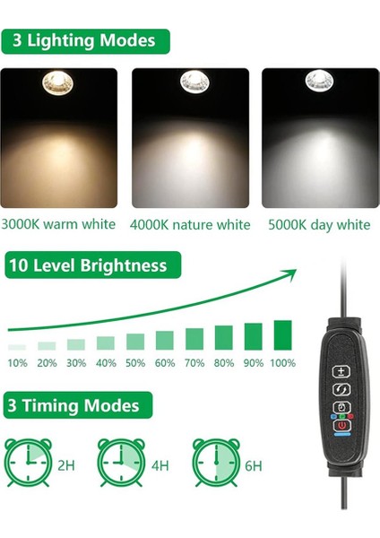 5x Spot Işıklar Iç Mekan Yukarı Işıklar Iç Mekan Zamanlayıcılı 3W Zemin Spot Işığı Iç Mekan Yukarı Aydınlatma 3000K/4000K/5000K Işık Abd Tak (Yurt Dışından) indirimleri