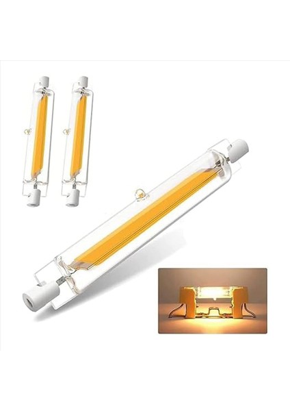 R7S LED 118MM Kısılabilir Lambalar 20 W R7S LED Ampuller 200 W Halojen Ampuller Için Yedek Sıcak Beyaz 4&#39 Lü Paket (Yurt Dışından) fiyatları