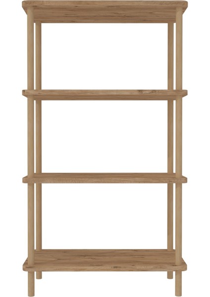 Lina 4 Katlı Atlantik Çam Ahşap Dikdörtgen Çok Amaçlı Raf Sehpa Kitaplık indirimleri