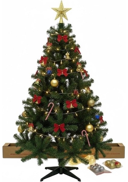 Yılbaşı Süsü Seti, 39 Parça Ağaç Dekorasyonu, Neşeli Bayram Atmosferi fırsatları