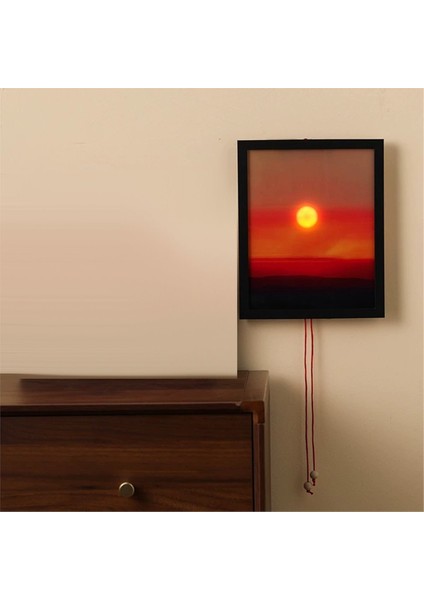 Gün Batımı Elle Çekilmiş Gece Lambası Hareketli Işık Gün Doğumu ve Gün Batımını Simüle Ediyor Ortam Aydınlatması Modern Funky Home (Yurt Dışından) fiyatları