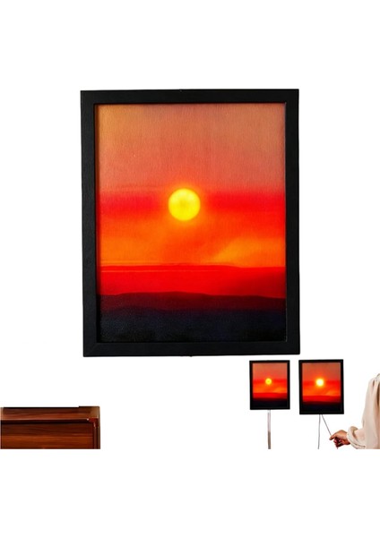 Gün Batımı Elle Çekilmiş Gece Lambası Hareketli Işık Gün Doğumu ve Gün Batımını Simüle Ediyor Ortam Aydınlatması Modern Funky Home (Yurt Dışından) modelleri