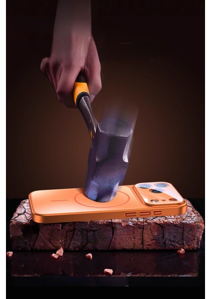 iPhone 16 Pro Uyumlu 17 Pro Max Görünümlü Kamera Koruma Magsafe Şarj Özellikli Glass Telefon Kılıfı modelleri