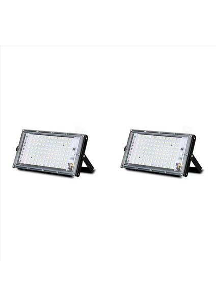 2x LED Projektör 50 W Açık Su Geçirmez Projektör Kamp Açık Projeksiyon Lambası Projektör LED Projektör Ab Tak (Yurt Dışından)