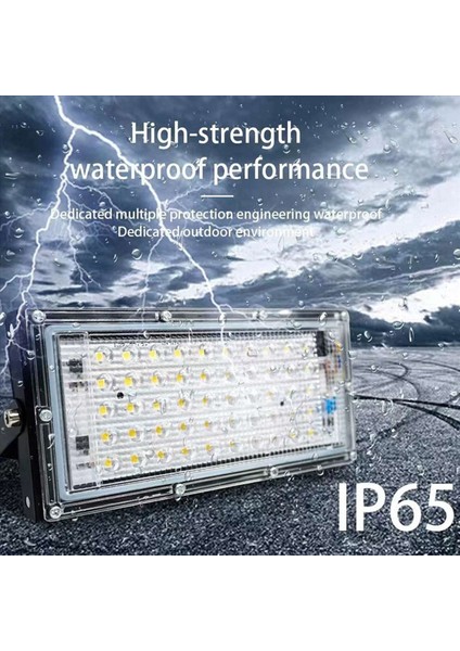 2x LED Projektör 50 W Açık Su Geçirmez Projektör Kamp Açık Projeksiyon Lambası Projektör LED Projektör Ab Tak (Yurt Dışından) indirimleri