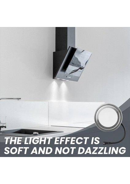 12V Dc 1 5W Davlumbaz Işıkları Sm Soket Delikli Dolap Soba LED Işık Beyaz Mutfak Davlumbaz Ampuller 4 Paket (Yurt Dışından) indirimleri