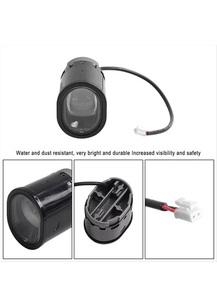 Segway Ninebot-Zt3 Pro Elektrikli Scooter LED Far Su Geçirmez Darbeye Dayanıklı LED Işık Dayanıklı Aksesuarlar (Yurt Dışından) fiyatları