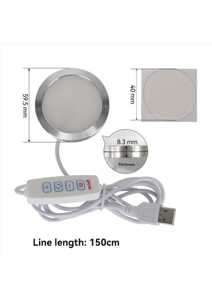 6x 3D Baskı Modeli LED Işık LED Spot 5 V Ultra-Ince Gece Lambası USB Ayarlanabilir LED Işık Garaj Seti Lambası (Yurt Dışından) fiyatları