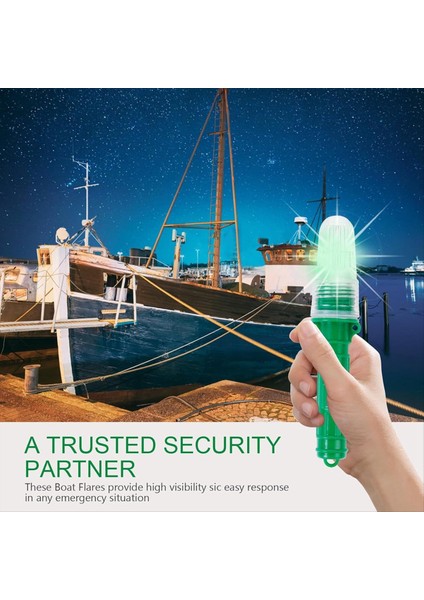 3 Adet Tekne Fişekleri, Deniz LED Fişekleri, Su Geçirmez Tekne Güvenlik Kiti Balıkçı Teknesi Için Acil Durum Sinyalleri, Şamandıralar (Yurt Dışından) fırsatları