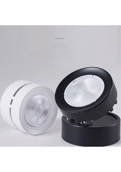 LED Sıva Katlanabilir Tavan Işık Spot 7W Ev Iş Beyaz Için Monte Alüminyum Tavan Spotlar Lamba (Yurt Dışından) indirimleri