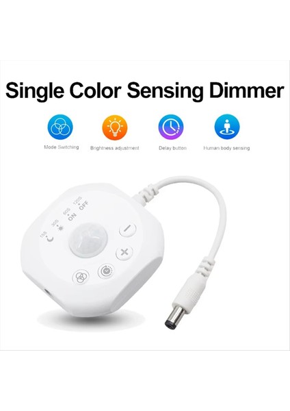 DC5-24V Pır Hareket Sensörü Işık Anahtarı LED Strip Denetleyicisi Monokrom Dimmer Dc Zamanlayıcı Otomatik Hareket Dedektörü (Yurt Dışından) fiyatları