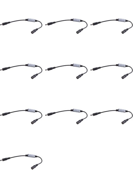 10X Mini Uzaktan Kumanda 12A 12V-24V LED Bant Şeritleri Için Dimmer Tek Renkli Denetleyici (Yurt Dışından)