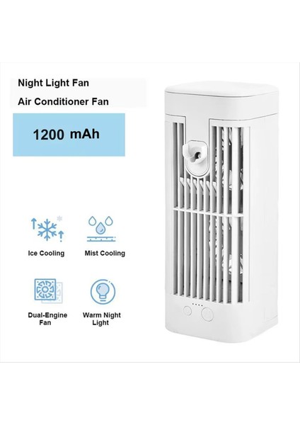 USB Taşınabilir Fan Hava Soğutucu Hafif Masaüstü Atomize Klima Odası Nemlendirici 1200 Mah Uzun Süre Öğrenci Için (Yurt Dışından) modelleri