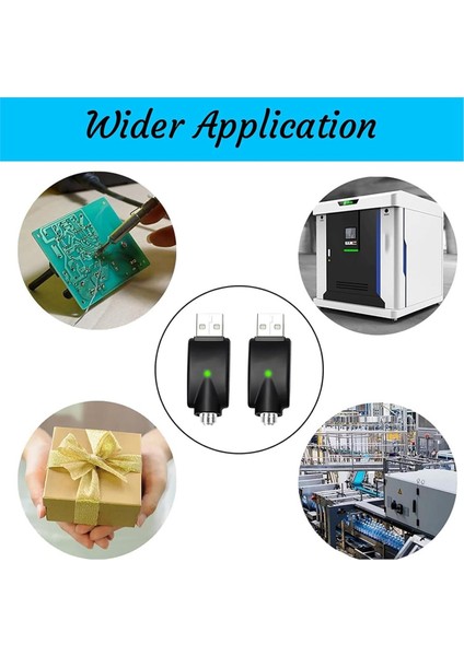 Kablosuz Havyalar Için LED Göstergeli ve Aşırı Şarj Korumalı 2&#39 Li Paket USB Şarj Cihazı (Yurt Dışından) modelleri
