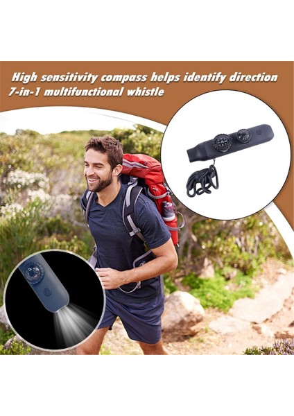 Pusula Sesli Hayatta Kalma Düdüğü Hayatta Kalma Düdüğü Dağcılık Yürüyüş Güvenlik Donanımı (Yurt Dışından) fiyatları