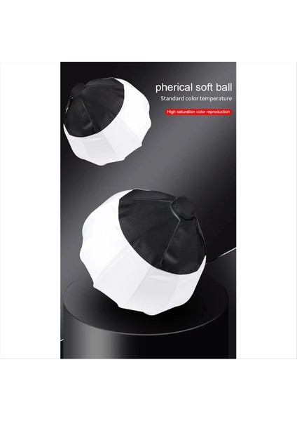 35 cm Küre Fener Softbox Montaj Hızlı Top Difüzör Halkası Film Prodüksiyonu Video Çekimleri Için Yumuşak Işık Değiştirici (Yurt Dışından) modelleri