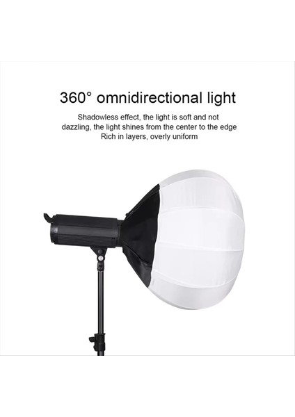 35 cm Küre Fener Softbox Montaj Hızlı Top Difüzör Halkası Film Prodüksiyonu Video Çekimleri Için Yumuşak Işık Değiştirici (Yurt Dışından) fırsatları