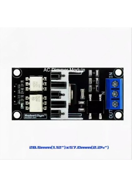 Ac Dimmer Modülü Ac Işık Lambası Çizme ve Motor Dimmer Modülü 1 Kanal 3.3V/5V Mantık 4 8A-400V (Yurt Dışından) modelleri