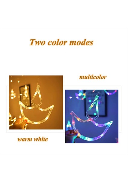 3 5 M Diwali Işık Odası USB LED Arka Plan Asılı Diyas Yatak Odası Deepavali Paketi Sıcak Beyaz (Yurt Dışından) fırsatları