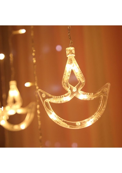 3 5 M Diwali Işık Odası USB LED Arka Plan Asılı Diyas Yatak Odası Deepavali Paketi Sıcak Beyaz (Yurt Dışından) indirimleri