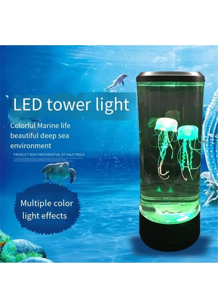 Denizanası Lamba Renk Değiştiren LED Renk Ruh Hali Akvaryum Okyanus Gece Lambası Yatak Odası Masaüstü Dekor Işık Doğum Günü Si (Yurt Dışından) fiyatları