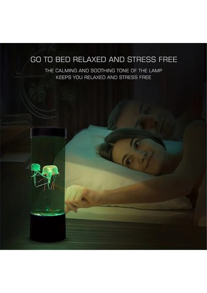 Denizanası Lamba Renk Değiştiren LED Renk Ruh Hali Akvaryum Okyanus Gece Lambası Yatak Odası Masaüstü Dekor Işık Doğum Günü Si (Yurt Dışından) modelleri