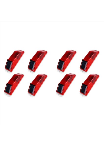Güneş Uyarı Işıkları Parlak Güneş Strobe Lambası Manyetik Taban Su Geçirmez LED Beacon Emniyet Işığı Açık 8 Paket Kırmızı (Yurt Dışından)