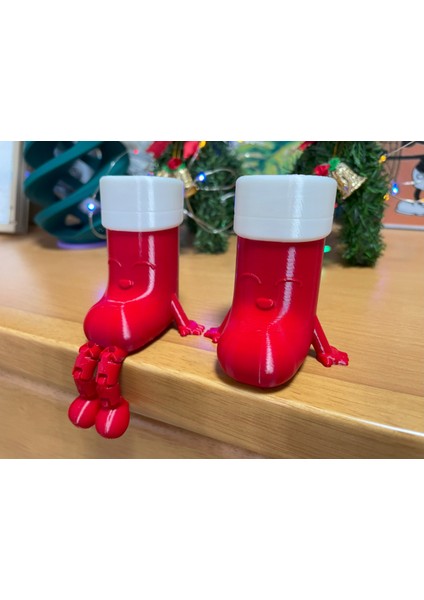 Sevimli Noel Çorap Süsleri, Renkli ve Eğlenceli Dekorasyon Parçaları fırsatları