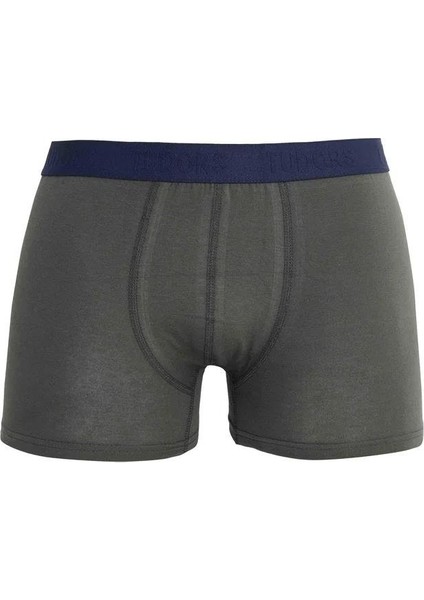 Erkek 10'lu Likralı Pamuklu Esnek Kumaş Premium Seri Boxer