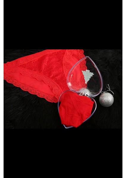 Kadın Yılbaşı Kırmızı Slip fırsatları