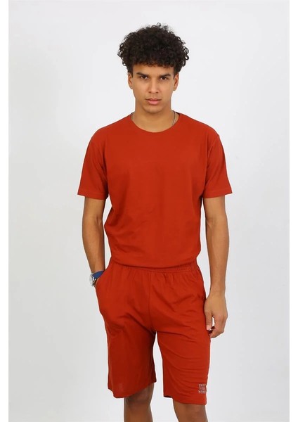 Erkek Pamuk Lakost Alt Üst Kaprili Pijama Takım Kremit modelleri